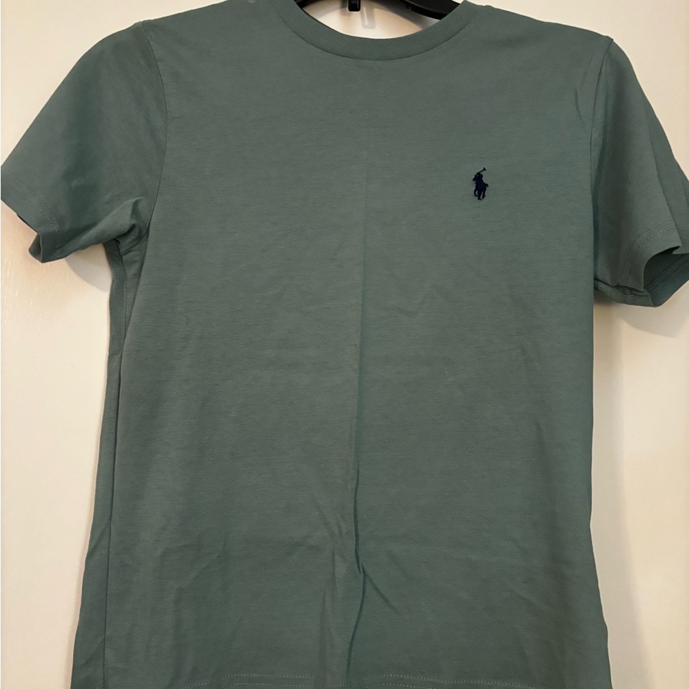 Classic Green Boys Polo Shirt Size Small Comfortable Casual Essential